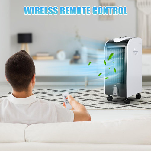 Giantex Evaporative Air Cooler, Portable Cooling Fan W/humidifier For